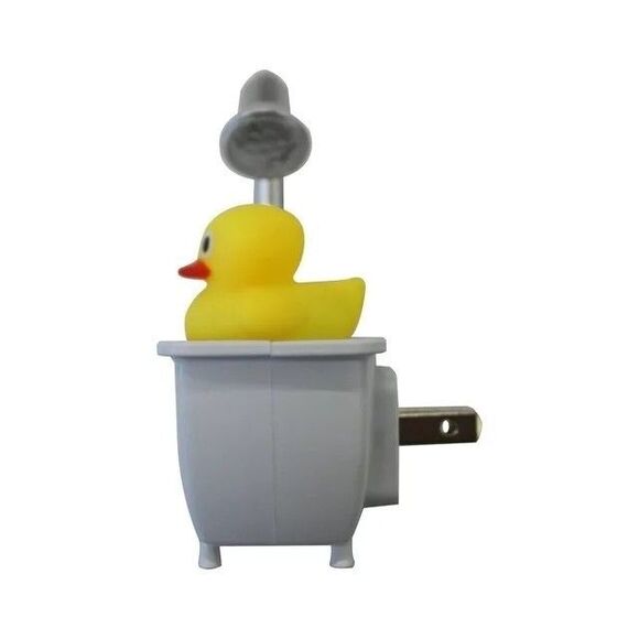 Meridian LED Yellow Duck in Tub Automatic Night Light Photo-Sensing Bath Gift - Picture 7 of 7